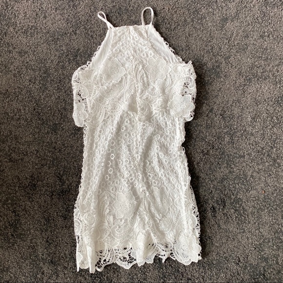 2924 BB Dakota Floral Lace dress - Picture 4 of 5